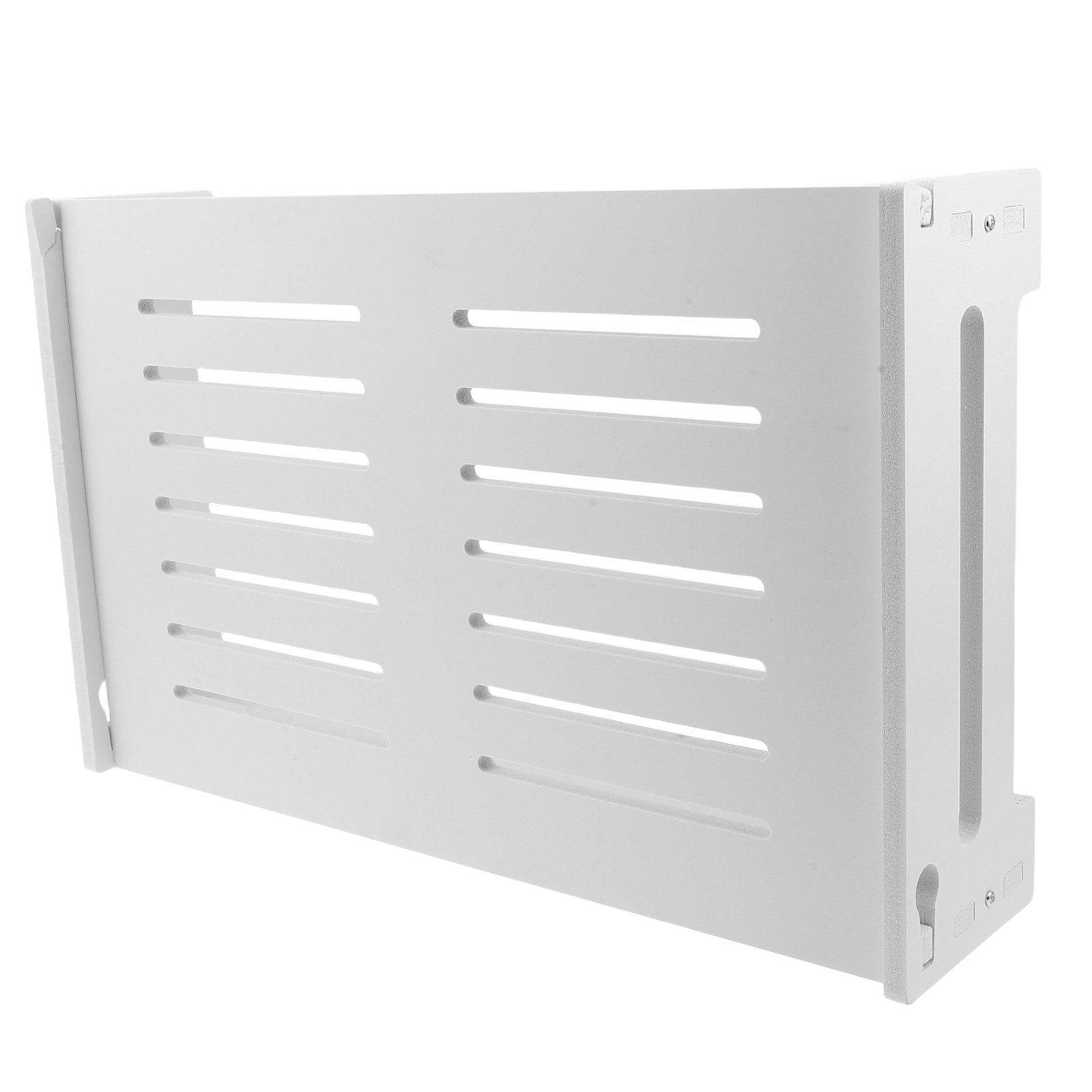 Food Storage Management - Wandmontierte Router-Aufbewahrungsbox, dekorativer WLAN-Router-Organizer-Schrank, verbesserte Wärmeableitung,