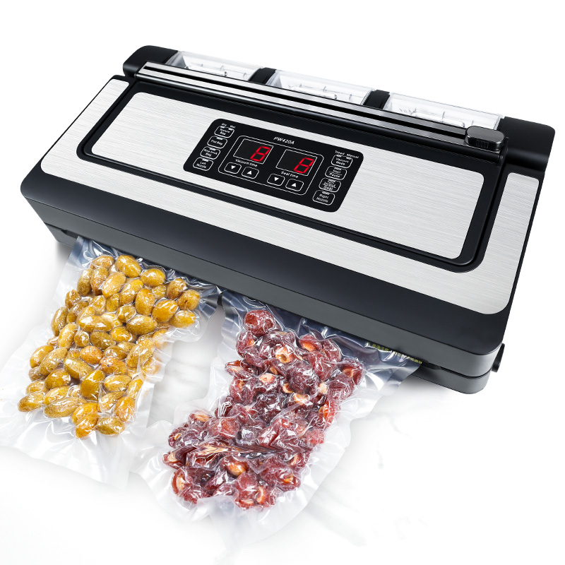 Food Storage Vacuum - Küchen-Vakuum-Lebensmittelkonservierungsgerät mit LCD-Anzeige, Automatische Versiegelungsmaschine für