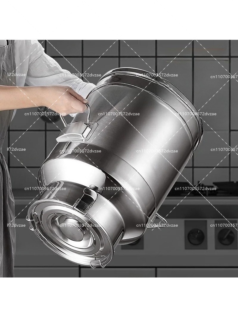 Food Storage Drums - 304 Edelstahl Versiegelter Milcheimer Lebensmittelechter Öltank