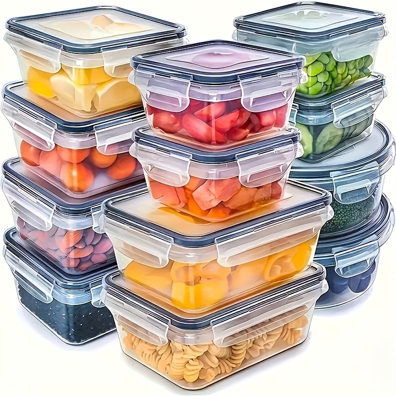 Food Storage Design - 8-teiliges Set mit 4 Behältern und