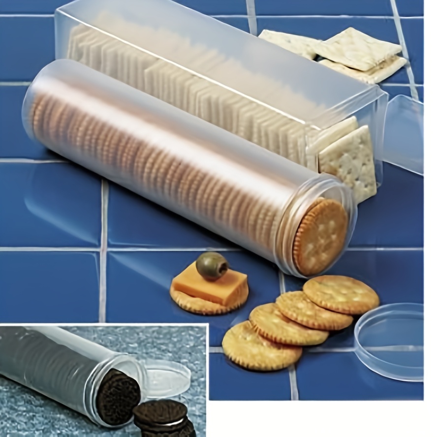 Food Storage Design - Transparenter Rechteckiger Versiegelter Lebensmittelbehälter mit Klappe