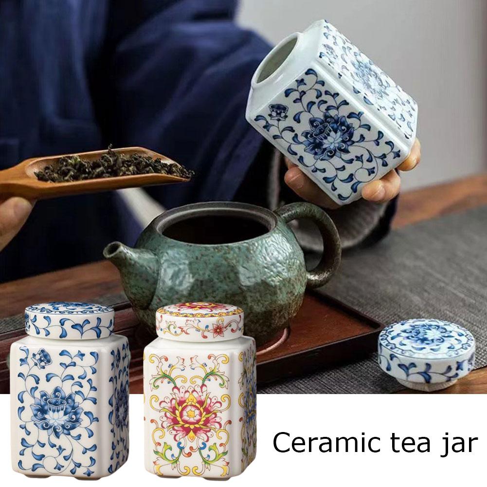 Food Storage Design - Küchengewürz Keramik-Teekanne Traditionelles Chinesisch mit Deckel
