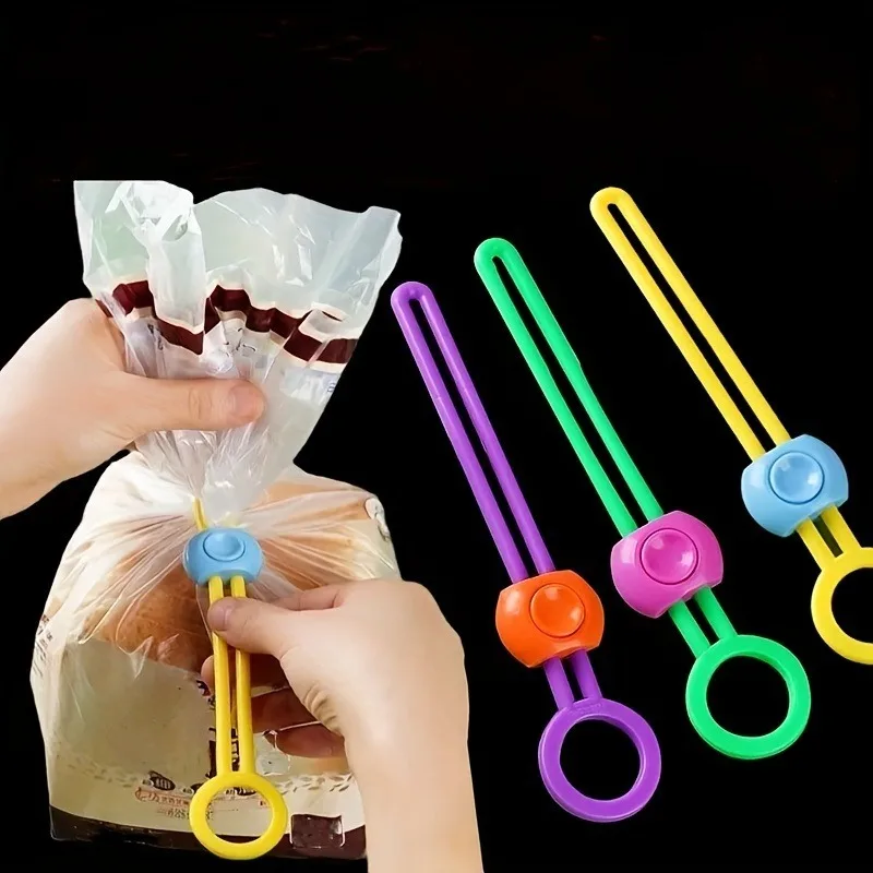 Food Storage Roll Bags - 5/10PCS Tragbare Lebensmittel Abdichtung Clip Wiederverwendbare