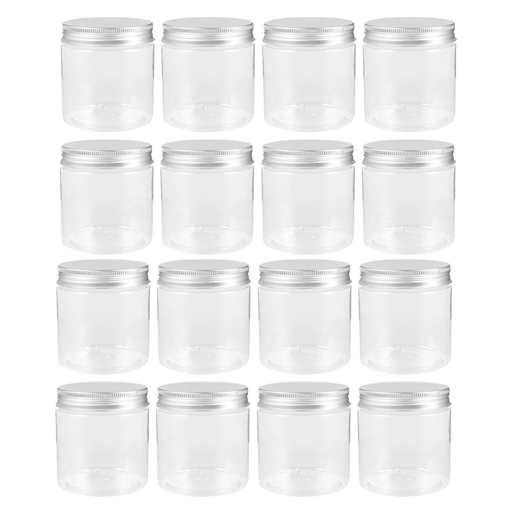Food Storage Jars - 20 Stück transparente Vorratsdosen für Haustierfutter