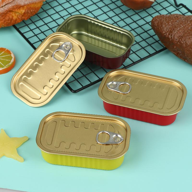 Food Storage Boxes - 2 Stück Leere Mini-Blechdosen, Versiegelte Lebensmitteldosen