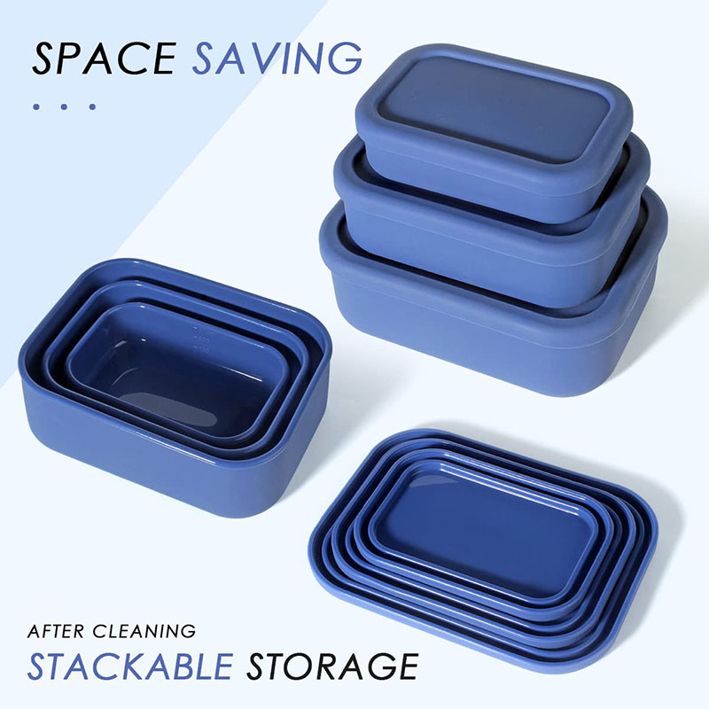 Food Storage Design - Auslaufsichere Bento-Lunchbox, wiederverwendbar, BPA-frei, Behälter zur