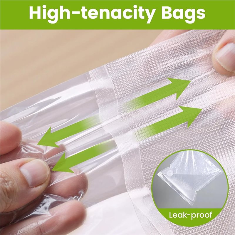 Food Storage Vacuum Seal Bags - Vakuumierbeutel für Lebensmittel, 15 Stück 8,3
