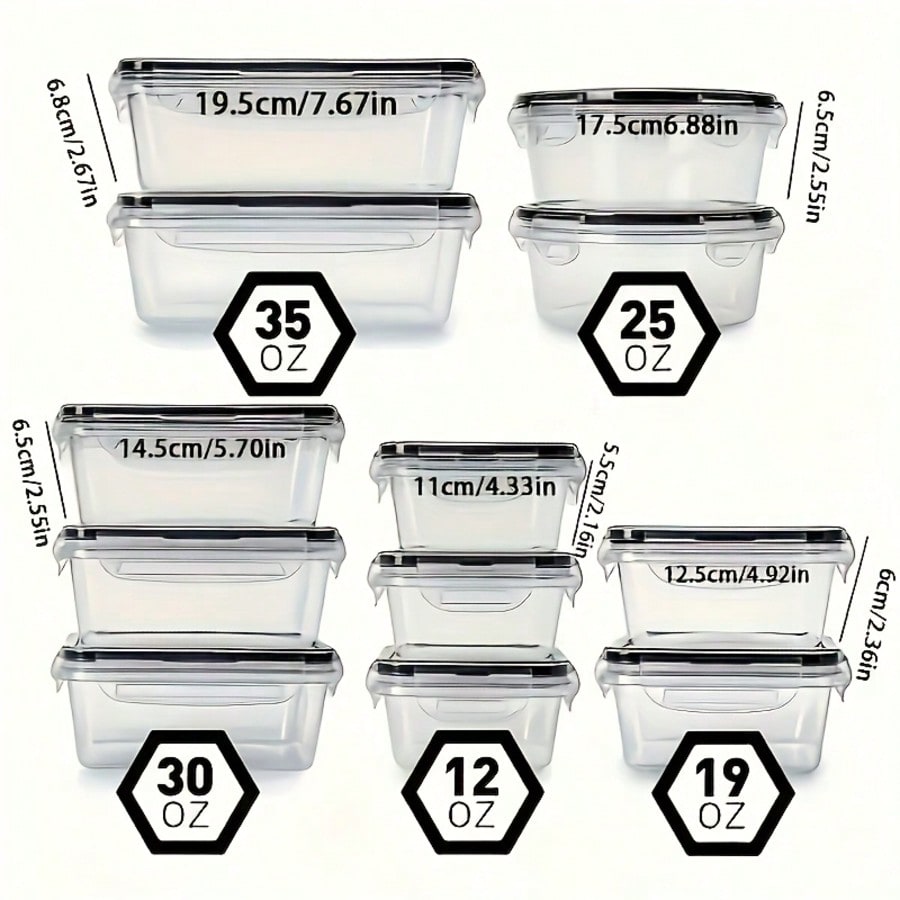 24er-Pack Lebensmittelbehälter – Food Storage For Pantry Bewertung und Preis