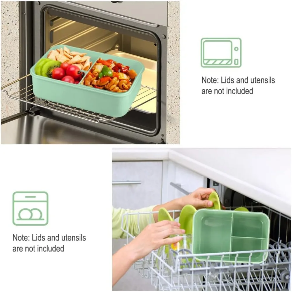1200ML Bento-Lunchbox für Erwa – Food Storage Microwave Safe Bewertung und Preis