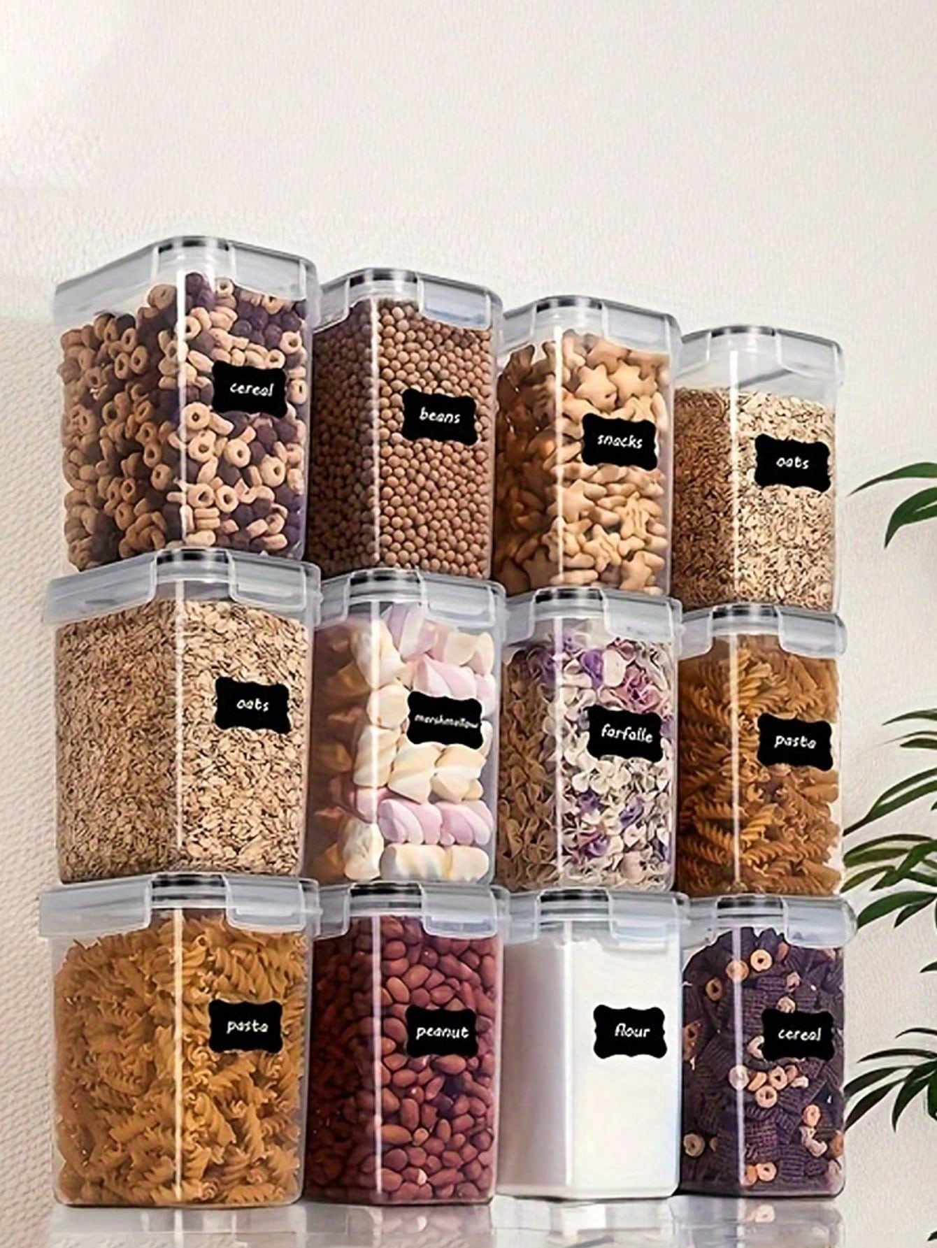 48 Stück luftdichte Lebensmitt – Food Storage For Pantry Bewertung und Preis