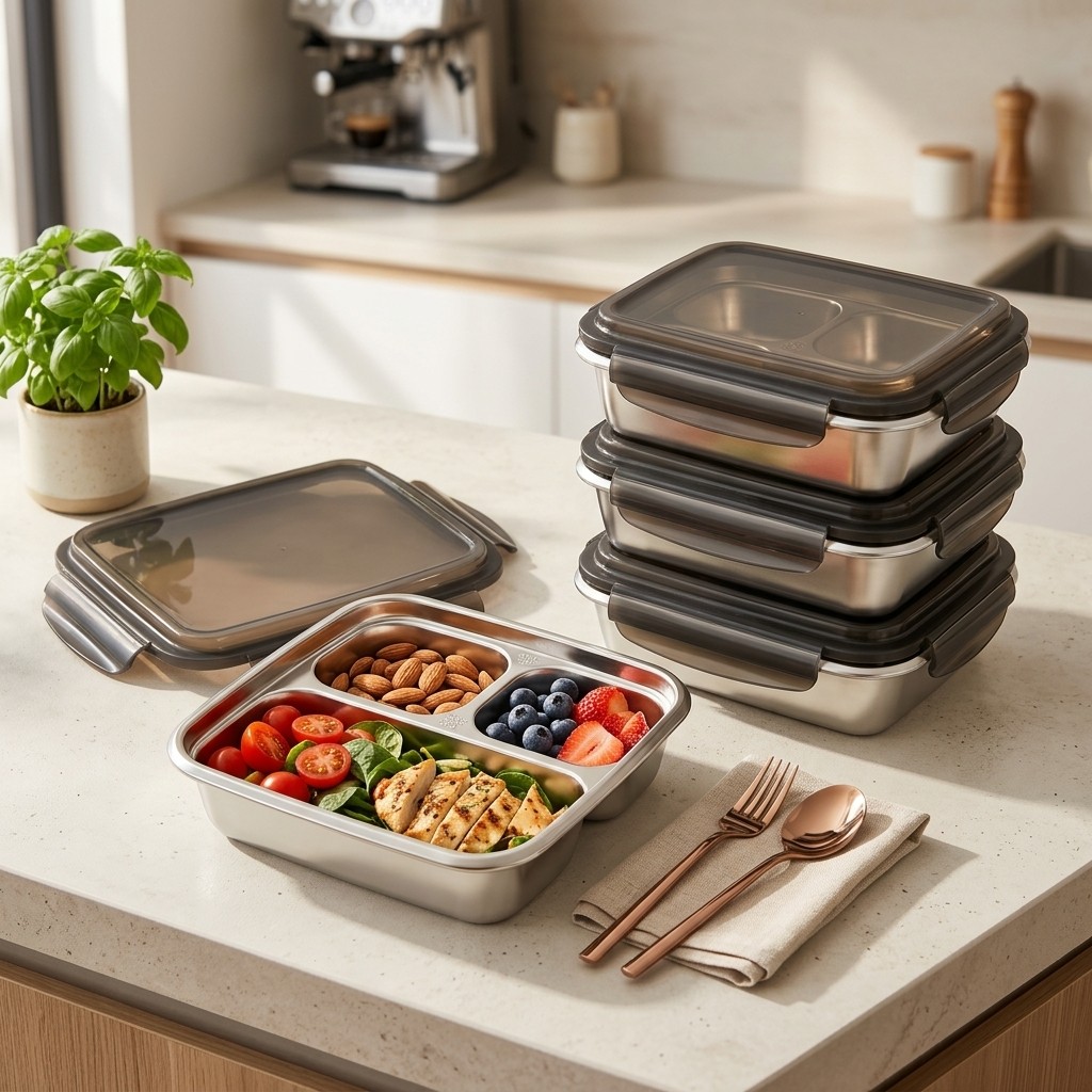 Großer Lunchbehälter mit Decke – Food Storage Microwave Safe Bewertung und Preis