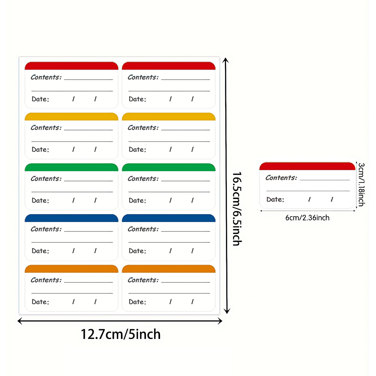 100 Stück Gefrierfach-Etikette – Food Storage Label Bewertung und Preis
