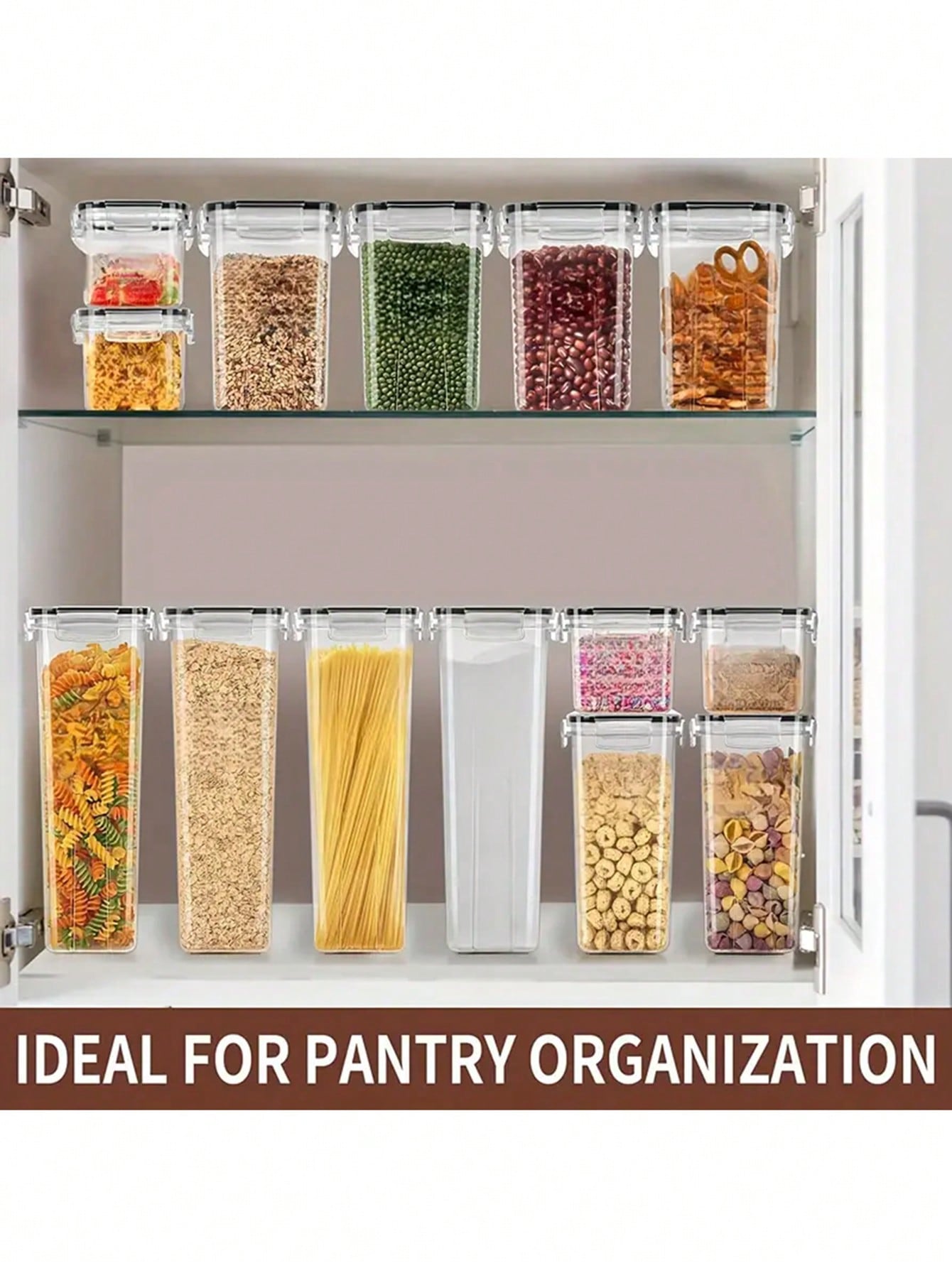 48 Stück luftdichte Lebensmitt – Food Storage For Pantry Bewertung und Preis