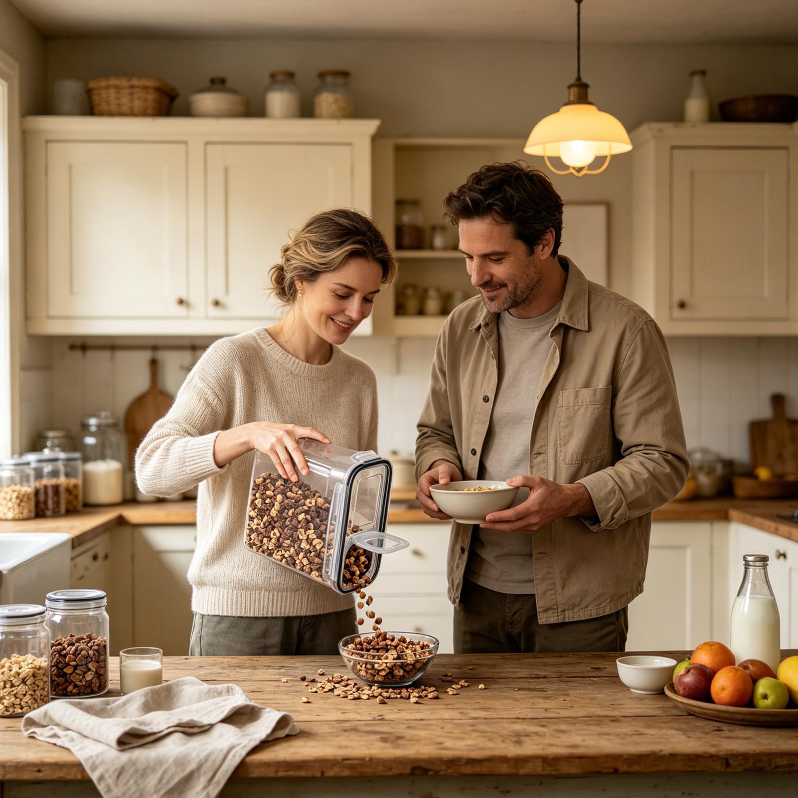 Luftdichter Getreidebehälter,  – Food Storage Airtight Bewertung und Preis