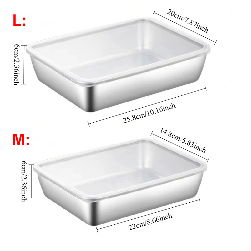 1-3 Stück Edelstahl-Lebensmitt – Food Storage For Pantry Bewertung und Preis