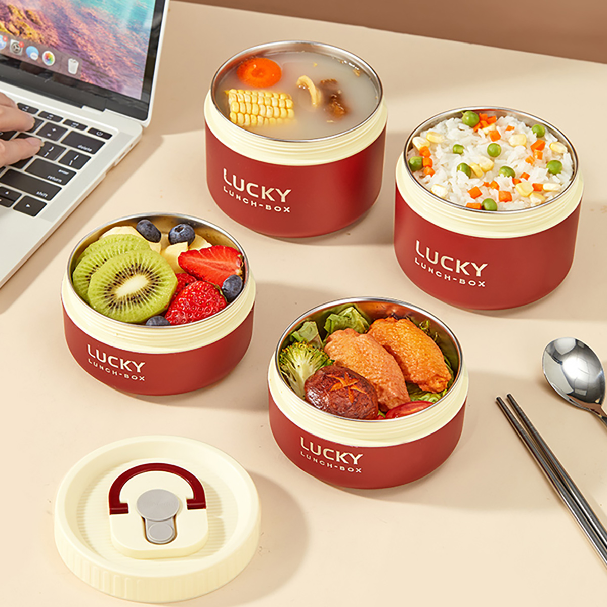 Thermo-Bento-Box aus Edelstahl – Food Storage Design Bewertung und Preis