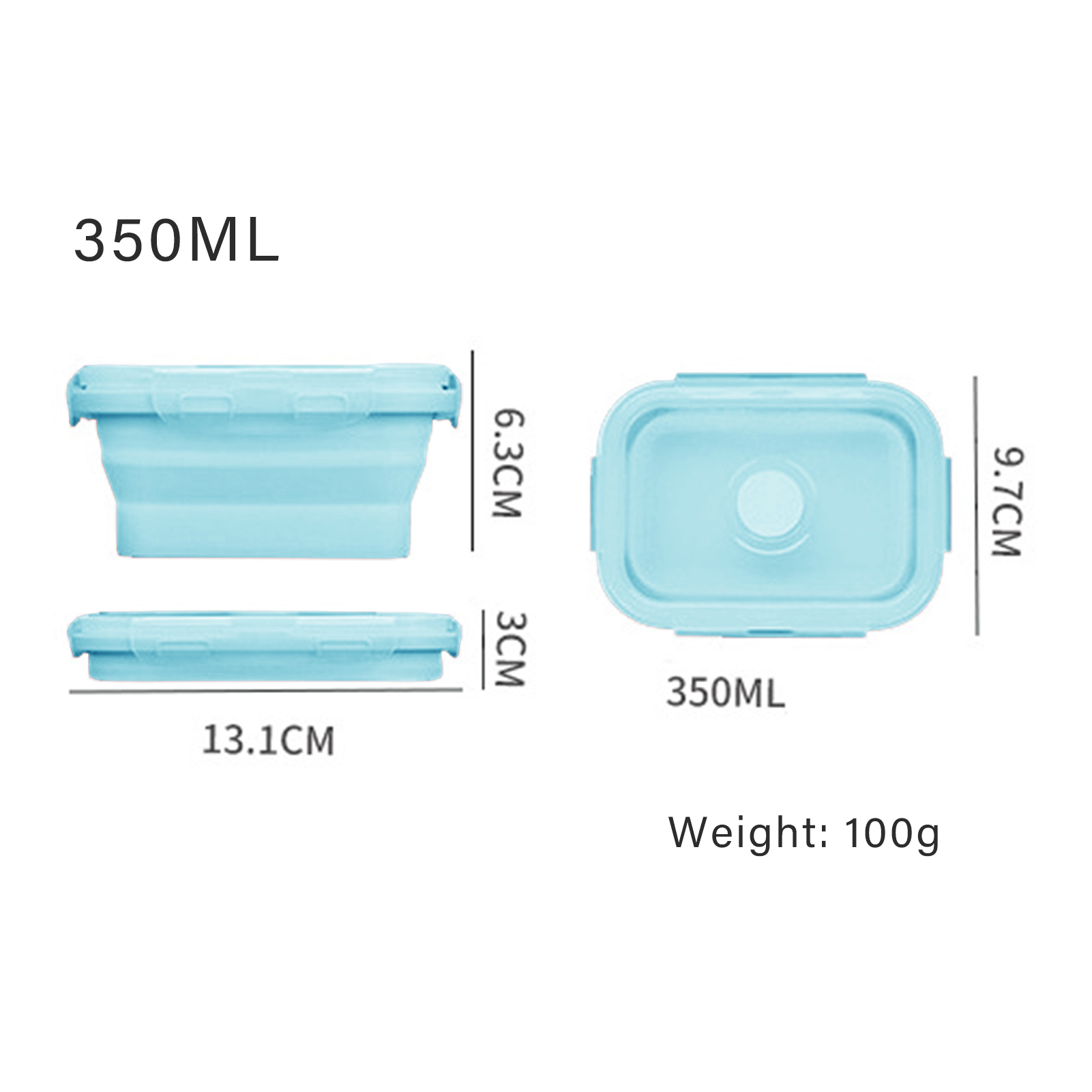 Silikon-Lunchbox, Lebensmittel – Food Storage Silicone Bewertung und Preis