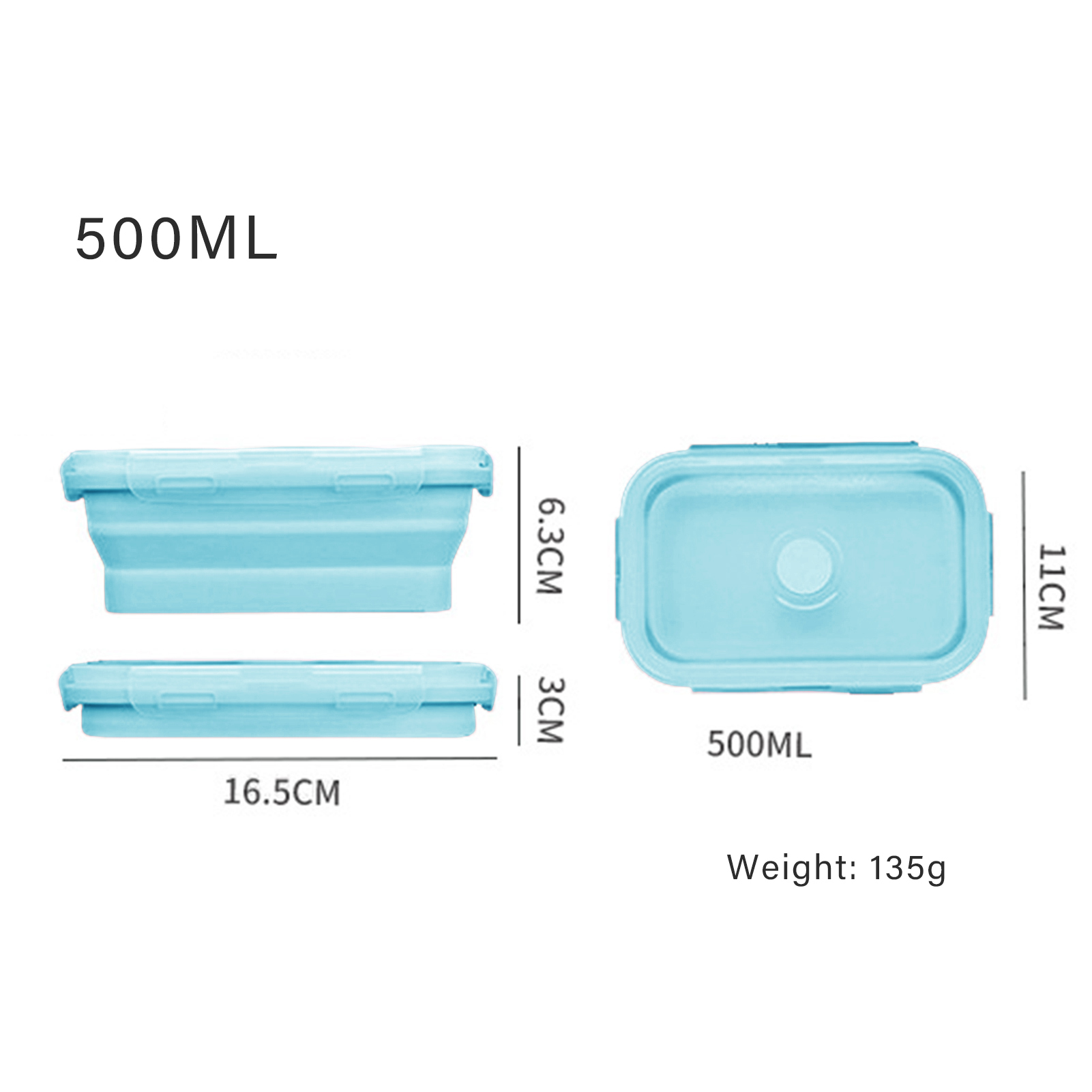 Silikon-Lunchbox, Lebensmittel – Food Storage Silicone Bewertung und Preis
