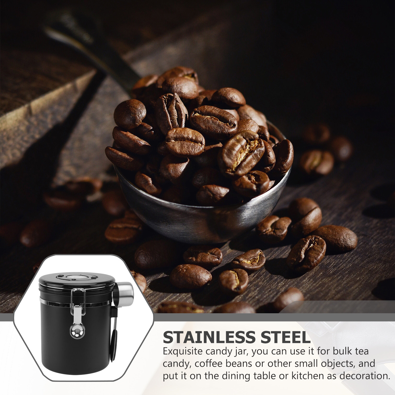 1 Stück Kaffeebohnen-Aufbewahr – Food Storage Jars Bewertung und Preis