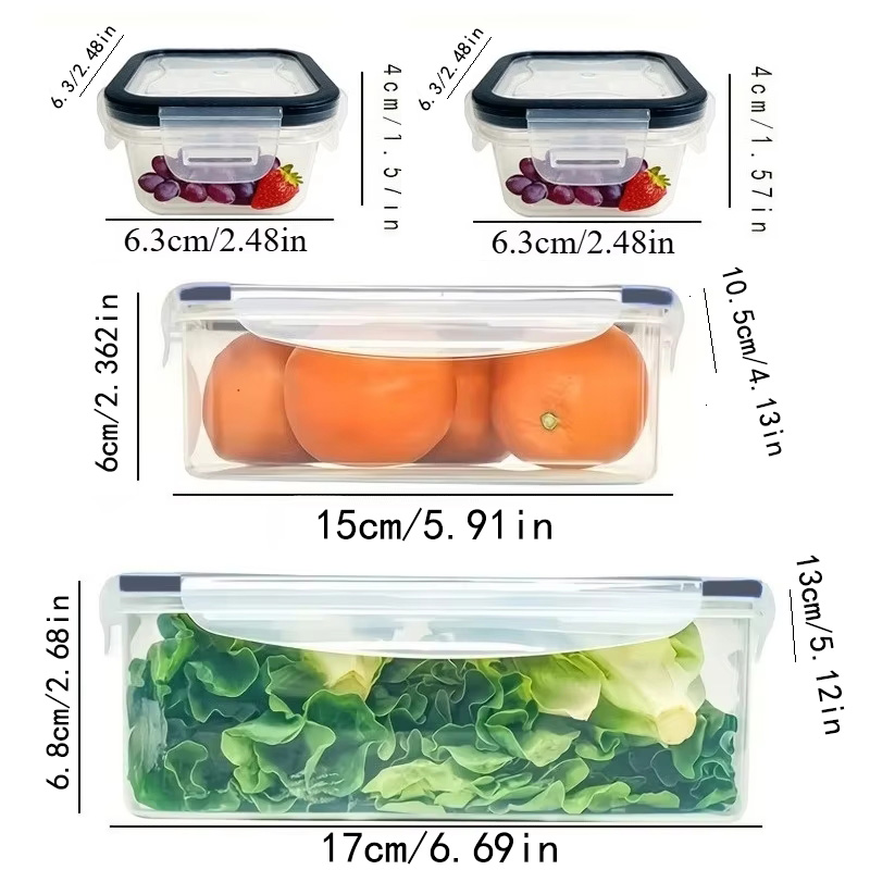 8-teiliges Set mit 4 Behältern – Food Storage Design Bewertung und Preis