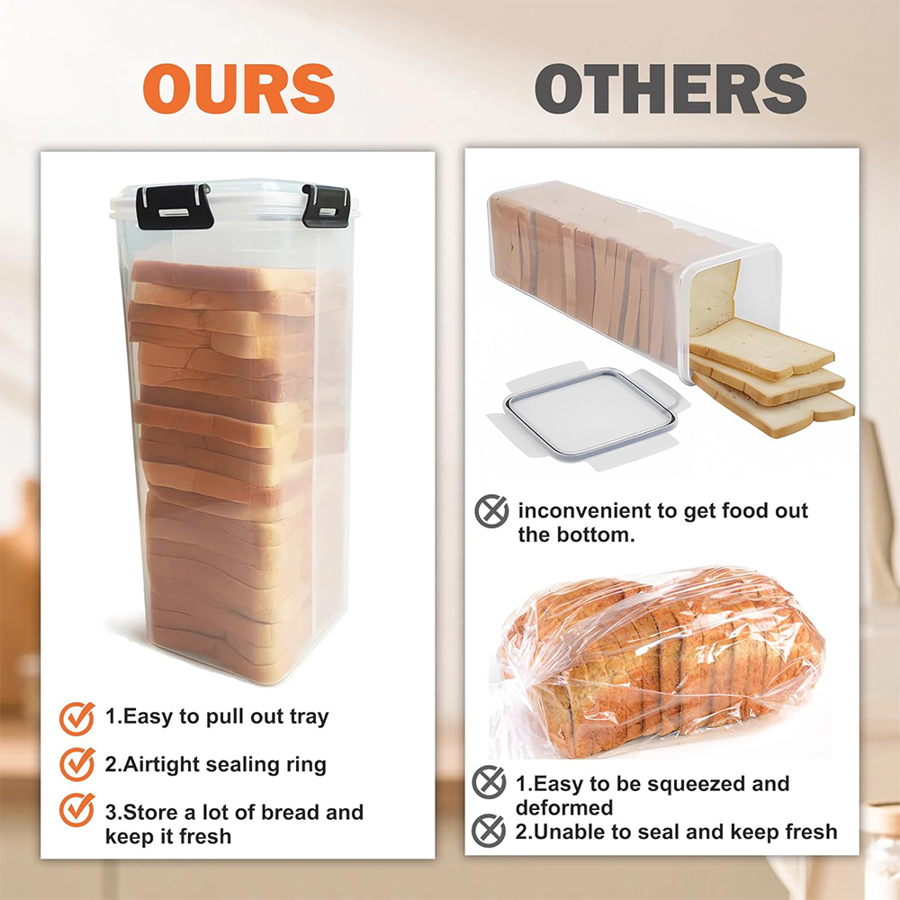 Brotbehälter mit Luftdichtem D – Food Storage Airtight Bewertung und Preis