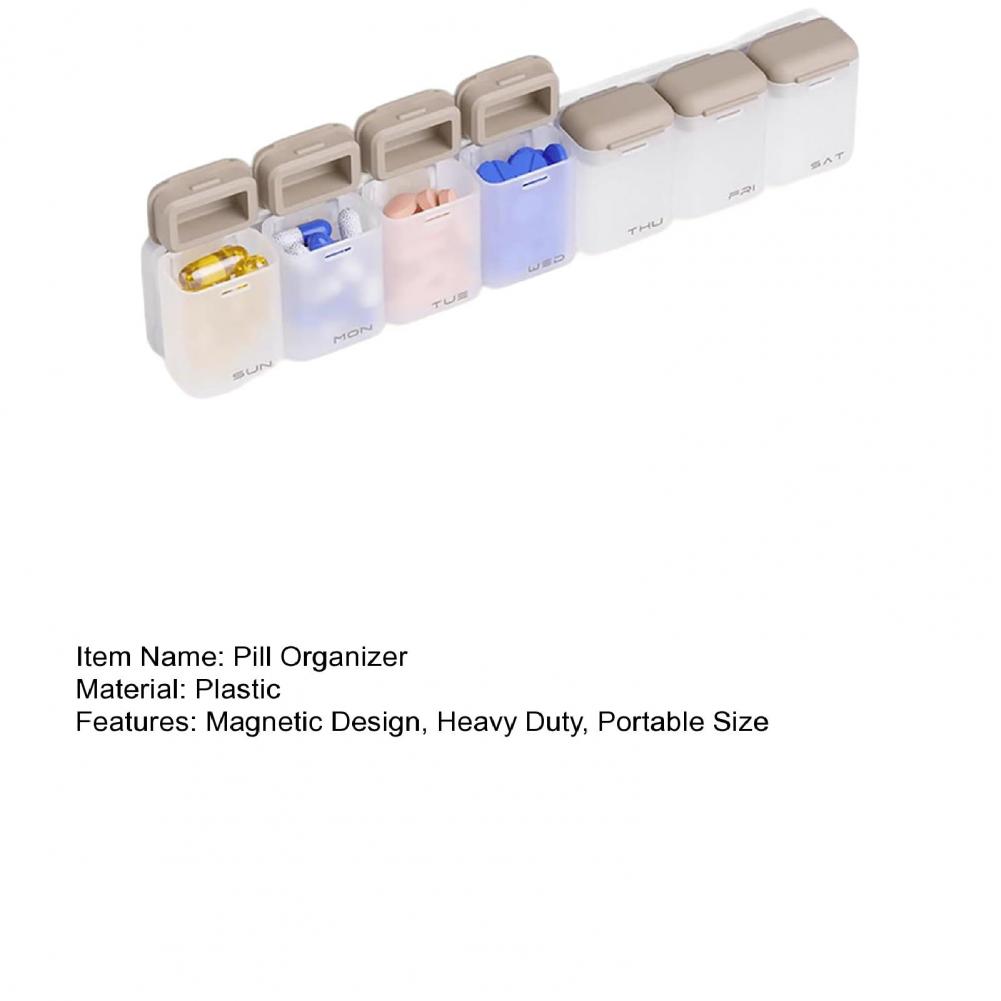 Magnetischer wöchentlicher Pil – Food Storage Management Bewertung und Preis