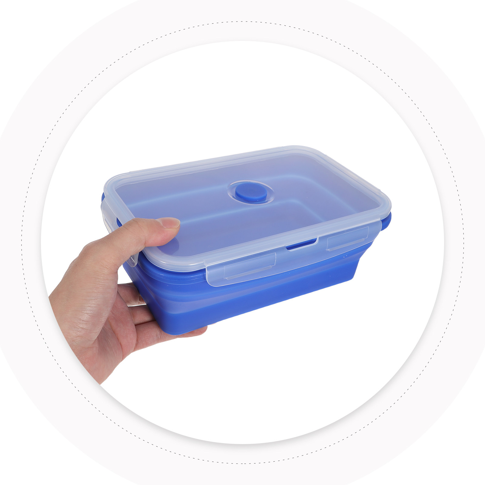 4 Stück faltbare Silikon-Lunch – Food Storage Silicone Bewertung und Preis