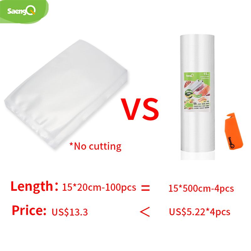 saengQ Küche Vakuumbeutel für  – Food Storage Vacuum Seal Bags Bewertung und Preis