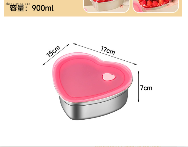 2025 Neue 304 Edelstahl Herzfö – Food Storage Silicone Bewertung und Preis