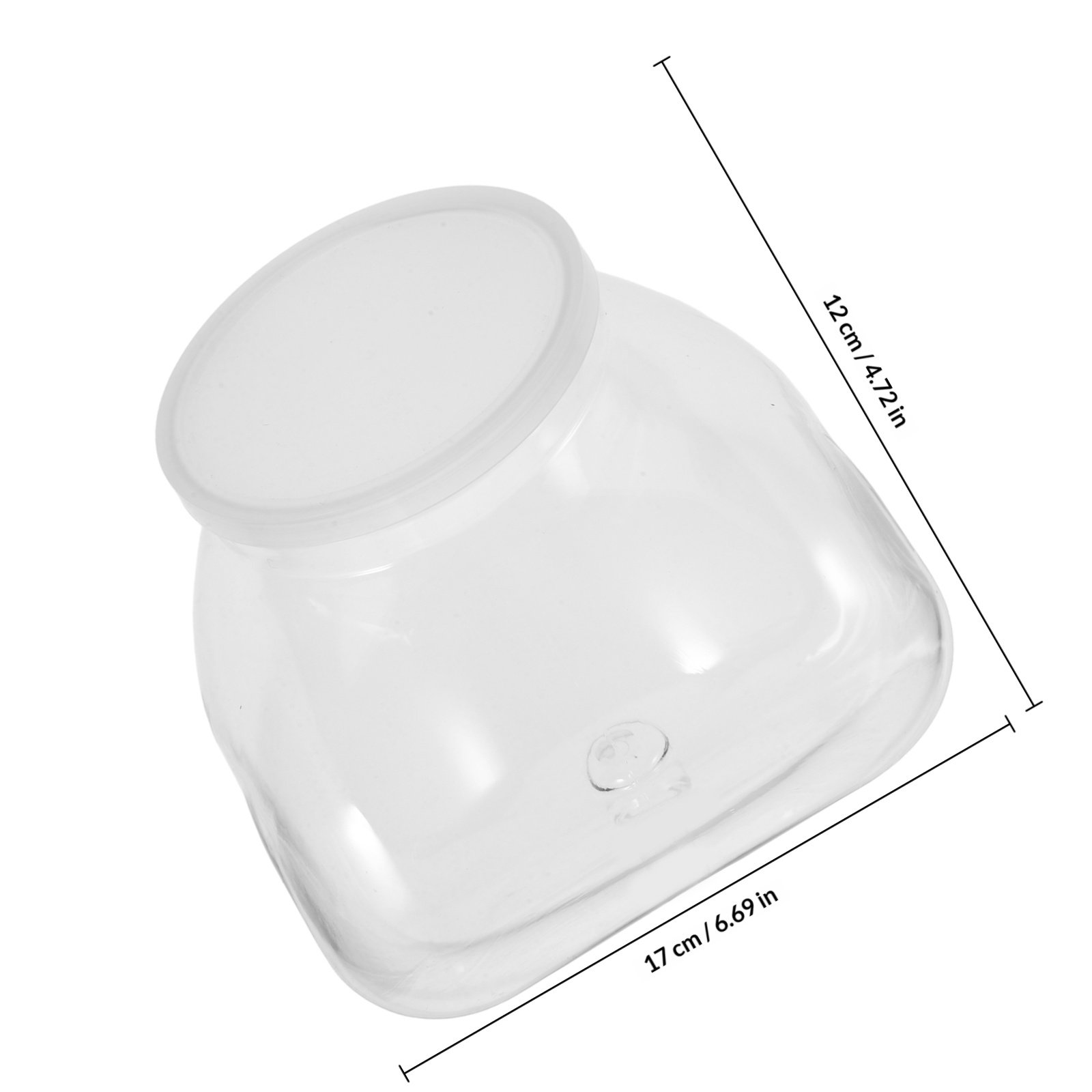 Transparenter Kunststoffbehält – Food Storage Jars Bewertung und Preis