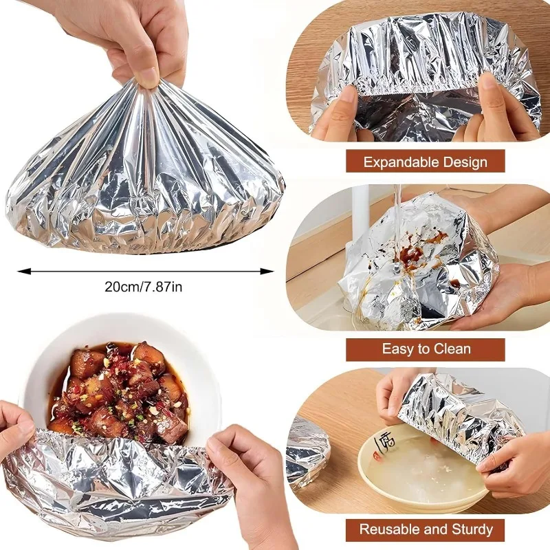 10/20 Stück Aluminiumfolie-Abd – Food Storage To Keep Warm Bewertung und Preis