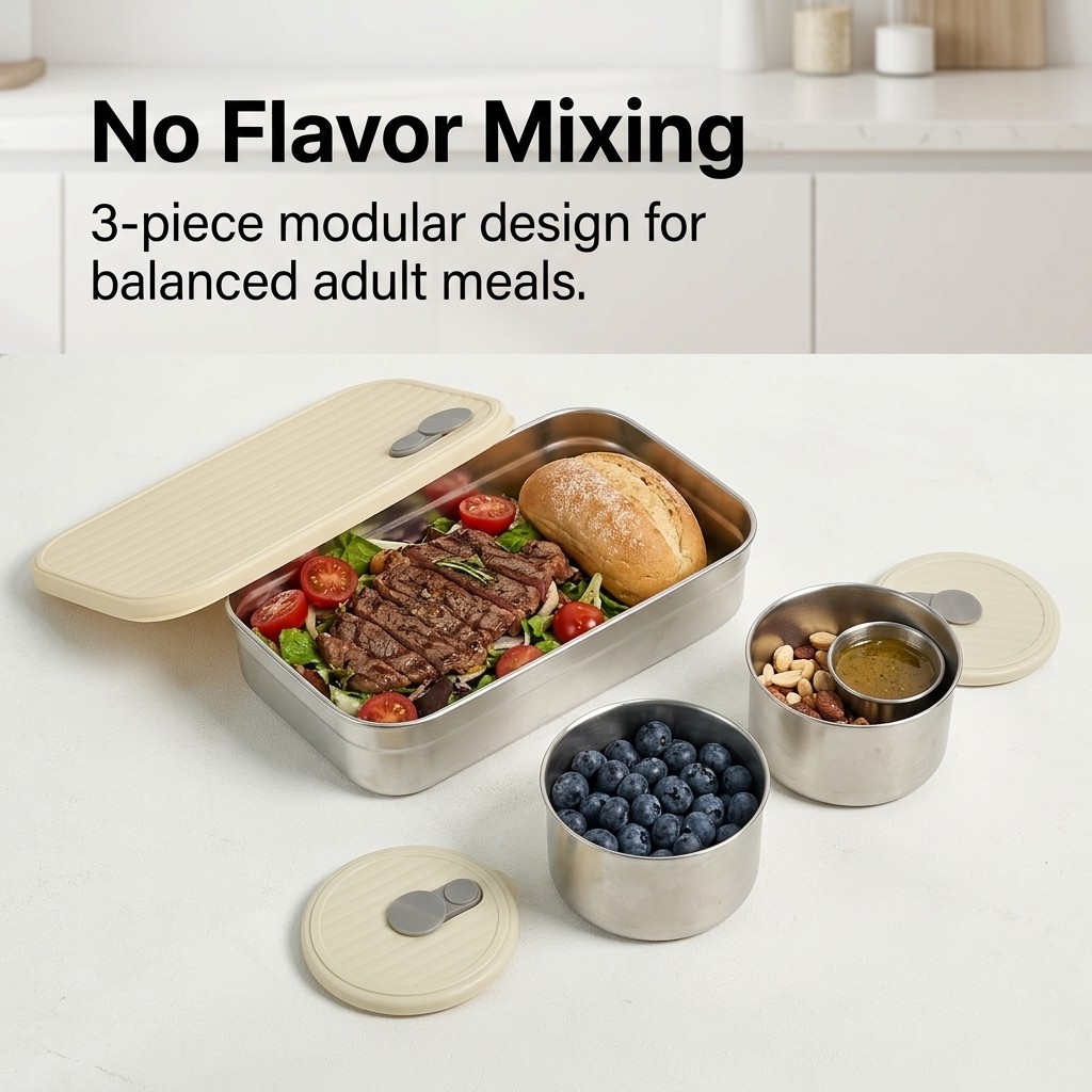 Mikrowellengeeignetes 304 Edel – Food Storage Design Bewertung und Preis