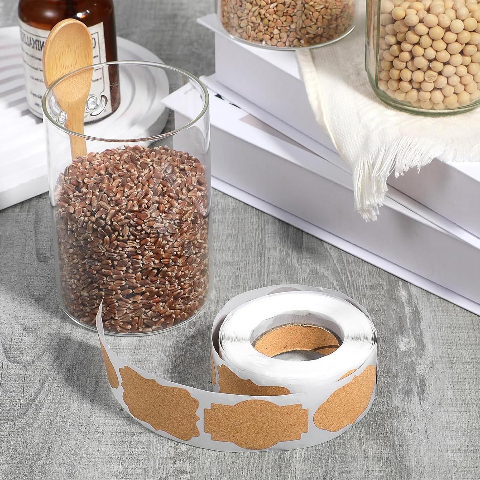 300 Stück Glasetiketten, Aufkl – Food Storage Label Bewertung und Preis