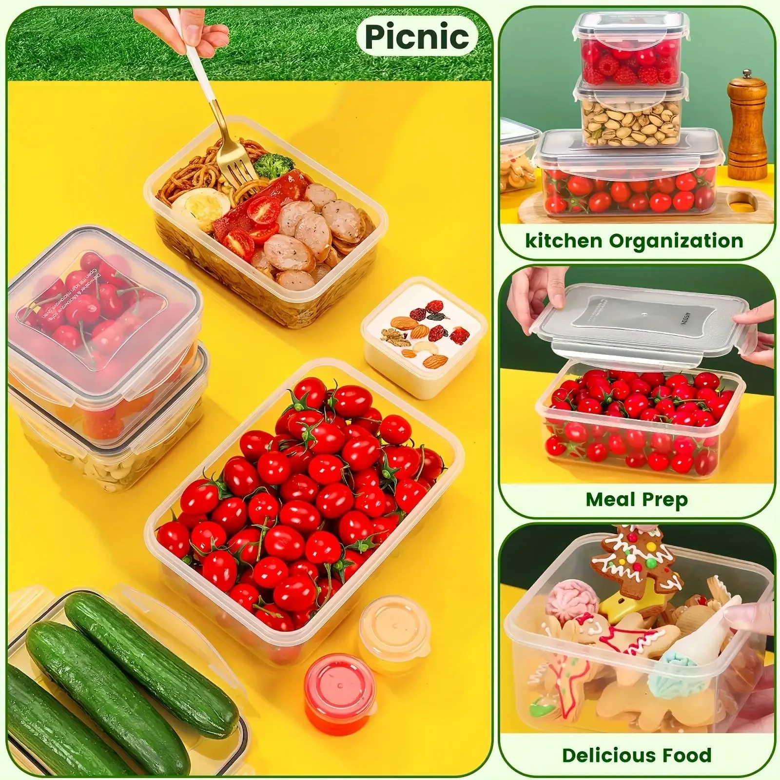 12-teiliges Set luftdichter Le – Food Storage Label Bewertung und Preis