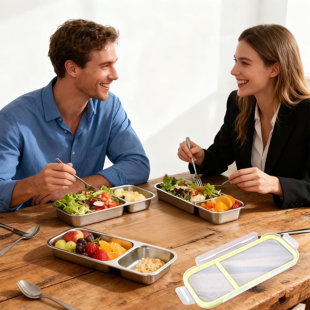 Snackle-Box mit 2 Fächern, luf – Food Storage Design Bewertung und Preis