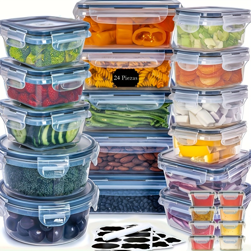 48-teiliges BPA-freies Lebensm – Food Storage Airtight Bewertung und Preis
