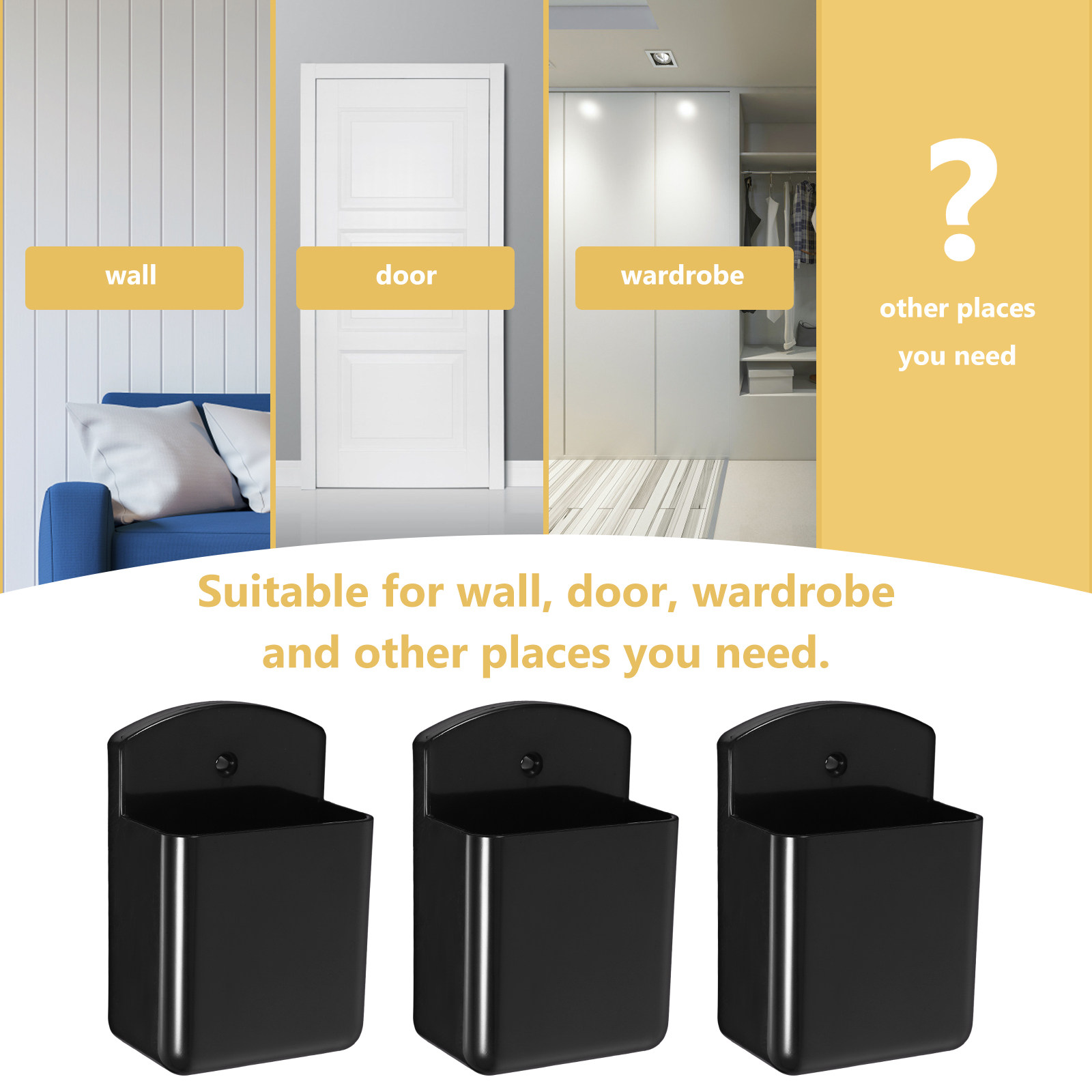 3 Sets Wandhalterung für Fernb – Food Storage Boxes Bewertung und Preis