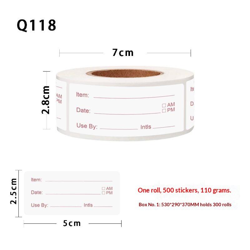 500 Stück/Rolle Küchenetikette – Food Storage Label Bewertung und Preis