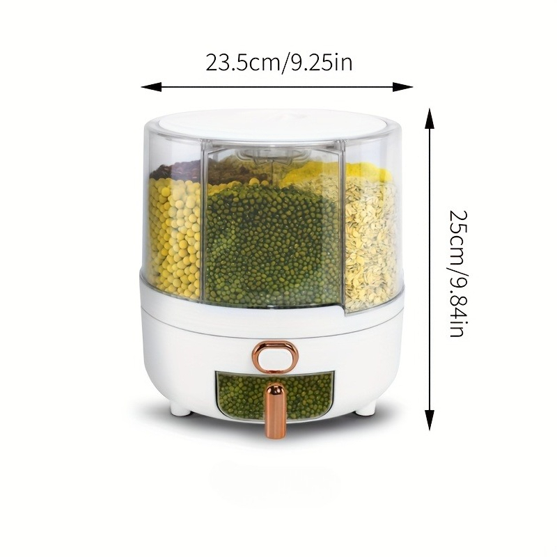 6-Kammer-360 °   Drehbarer luf – Food Storage For Pantry Bewertung und Preis
