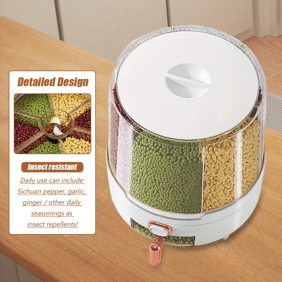 6-Kammer-360 °   Drehbarer luf – Food Storage For Pantry Bewertung und Preis