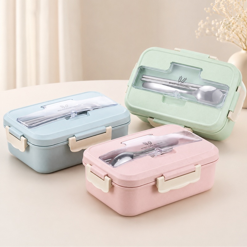 Weizenstroh-Lunchbox, mikrowel – Food Storage Microwave Safe Bewertung und Preis